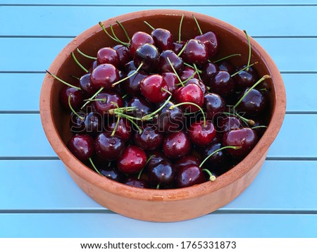 Similar – Delicious cherries Food