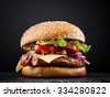 black buns burger