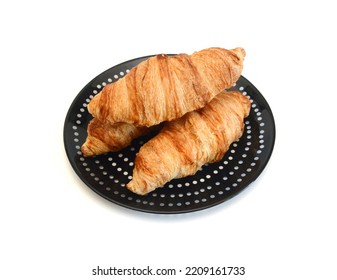Fresh and tasty croissant over white background  - Shutterstock ID 2209161733