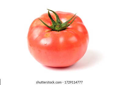 Fresh Tomato On White Background.
