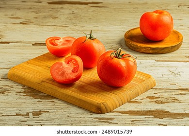 Fresh Tomatoes on Wooden Trays - Powered by Shutterstock