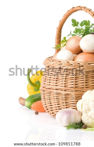 Similar – Image, Stock Photo Mushrooms in basket Food