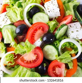 Fresh Vegetable Salad,close-up