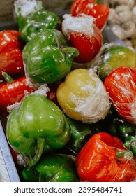 Fresh vegetables market in Bangkok - Shutterstock ID 2395484741
