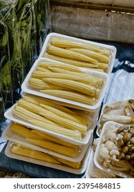 Fresh vegetables market in Bangkok - Shutterstock ID 2395484815