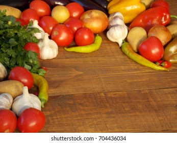 fresh vegetables on the table