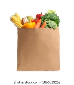 Fresh Vegetables Paper Shopping Bag On Stock Photo 1866813262 ...