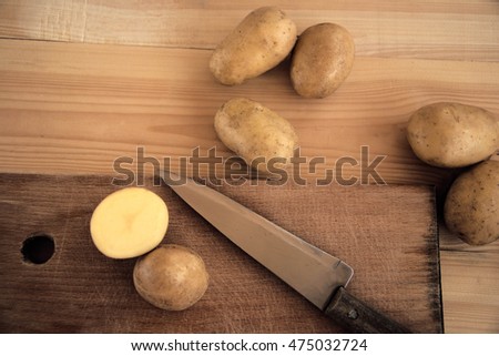 Similar – young fresh potatoes