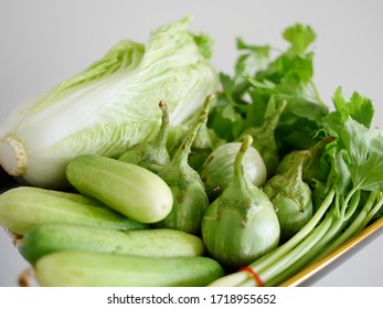 Fresh vegetables that are sold in Thailand  - Shutterstock ID 1718955652