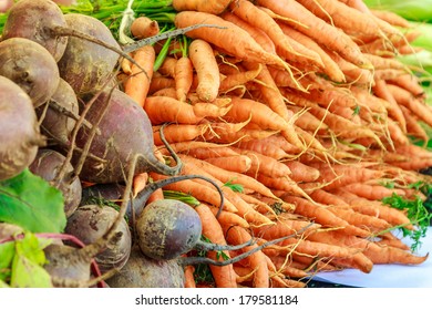 Fresh Vegetebles On Local Market In New Zealand