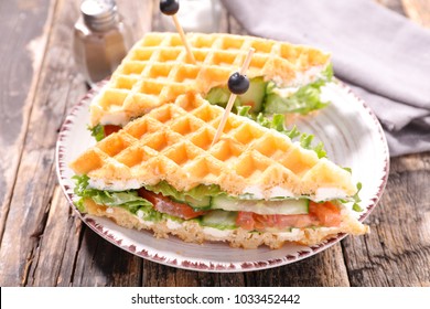 Fresh Waffle Sandwich