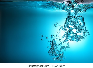 Fresh Water With Bubbles