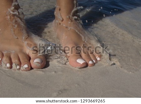 fresh water and feets