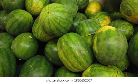 Fresh Watermelon From The Market