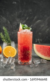 Fresh Watermelon Mocktail With Sunkist