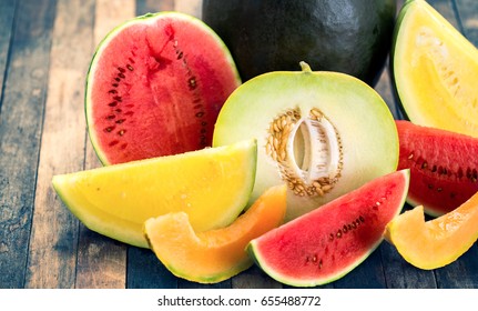 Fresh watermelons and melons  - Powered by Shutterstock