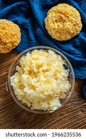 Fresh White Fungus And Dried White Fungus