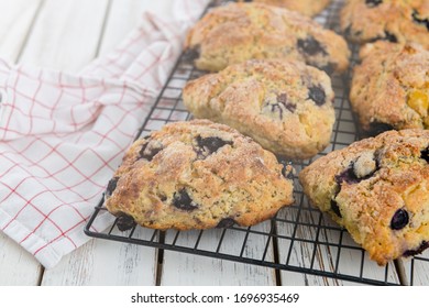 Freshly Baked Blueberry Buttermilk Scones