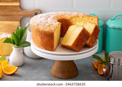 Pastel bundt cítricos recién