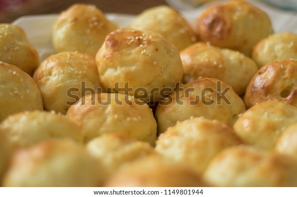 Freshly Baked Cottage Cheese Rolls Stock Photo Edit Now 1149801944