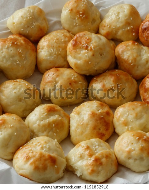 Freshly Baked Cottage Cheese Rolls Stock Photo Edit Now 1151852918