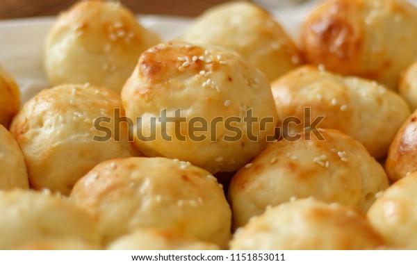 Freshly Baked Cottage Cheese Rolls Stock Image Download Now