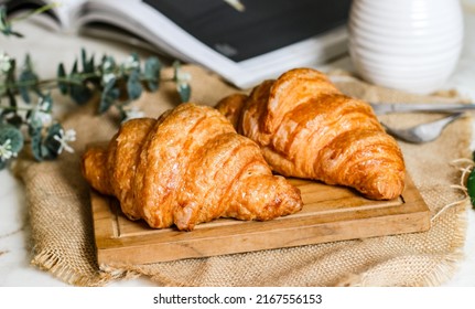 Freshly Baked Croissants, Homemade Croissant