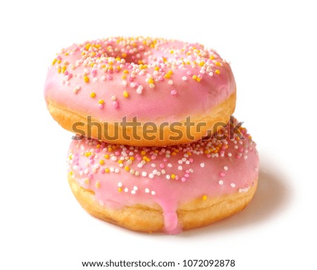 Similar – Pink donuts Food Roll