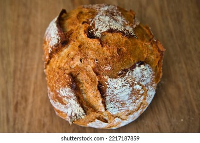 A Freshly Baked Dutch Oven Bread