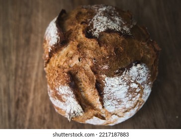 A Freshly Baked Dutch Oven Bread