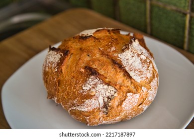 A Freshly Baked Dutch Oven Bread