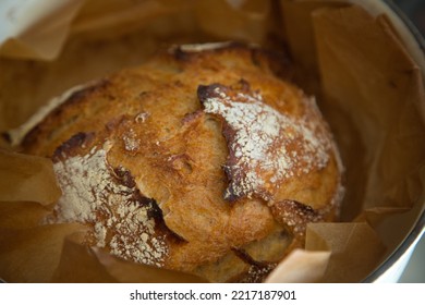 A Freshly Baked Dutch Oven Bread