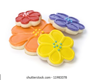 Freshly Baked Spring Flower Gourmet Cookies