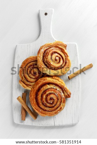 Similar – Image, Stock Photo Homemade Cocoa Rolls Bread