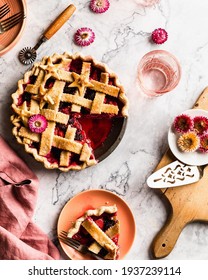 Freshly Baked Triple Berry Pie 