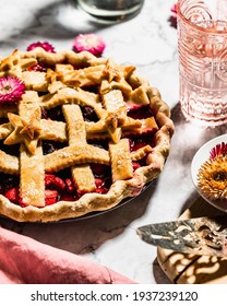 Freshly Baked Triple Berry Pie 