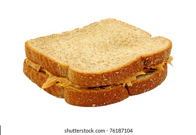 Freshly Made Peanut Butter Sandwich Wheat Stock Photo Edit Now