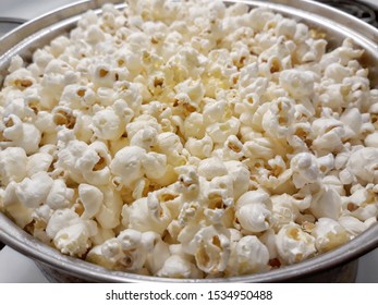 Freshly Made Stove Top Popcorn. 