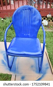 Freshly Painted Metal Lawn Chairs