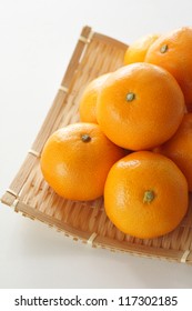 Freshness Mandarin Orange From Japan Wakayama Prefecture For Early Winter Fruit Image