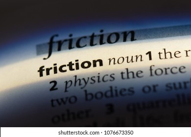 Friction Friction Concept.