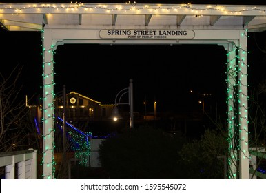 Friday Harbor San Juan Island Marina At Christmas Holidays