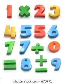 fridge magnet numbers