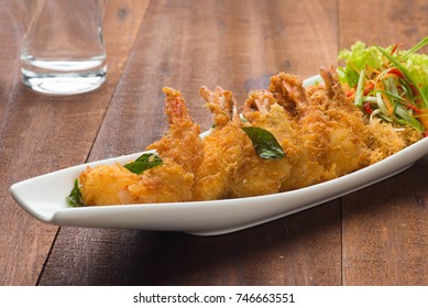 Fried Asian Style Butter Prawn

