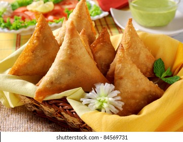 Fried Beef Samosa