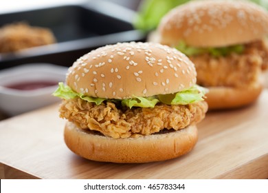 Fried Chicken Burger