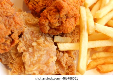 2,564 Chicken Fingers French Fries Images, Stock Photos & Vectors ...