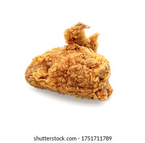 Fried Chicken Isolated White Background Fried Stock Photo 1751711789 ...