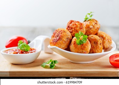 Fried Chicken Meatballs 