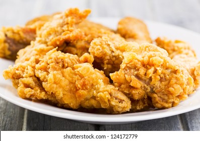 Fried Chicken On A Plate